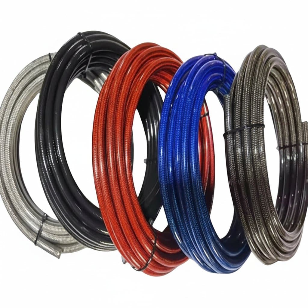 High-Performance Motorcycle Brake Line Kit | Steel-Braided & Heat-Resistant | Universal 3.2mm Fit