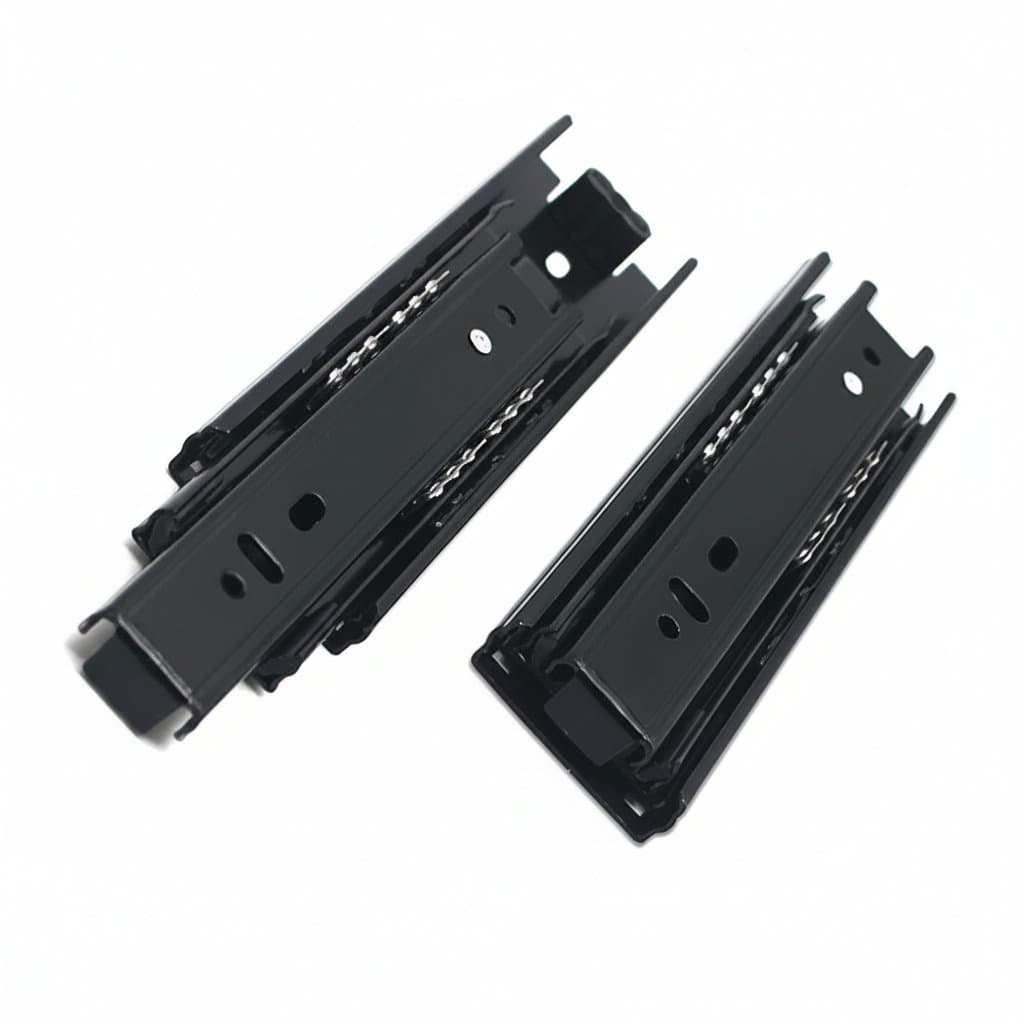 6-Inch Ball Bearing Drawer Slides | 2-Pack | Smooth Full-Extension Cabinet Runners