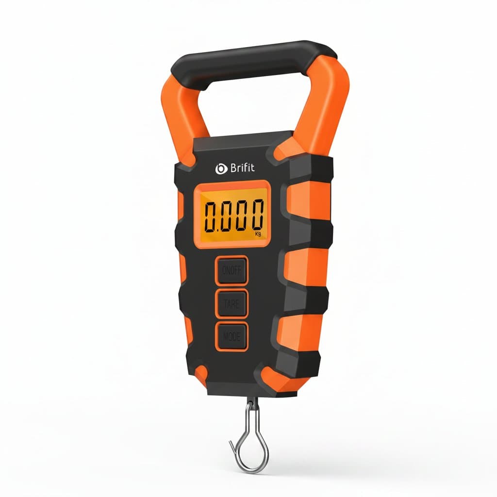 50kg Digital Scale | Portable Travel & Fishing Weight | Hook & Ruler