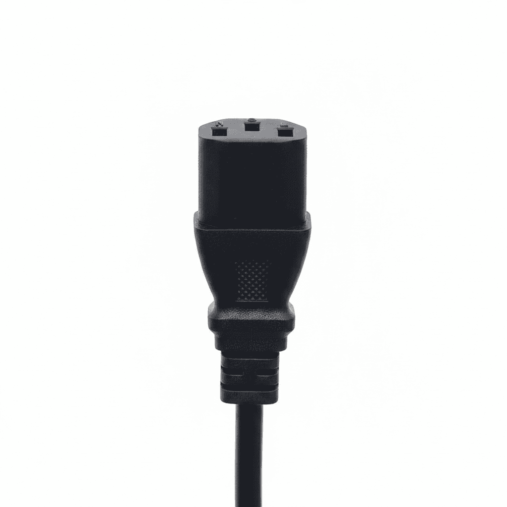 C14 to Dual C13 Power Splitter Cable | 10A 250V Y-Adapter for Server Racks - Image 1