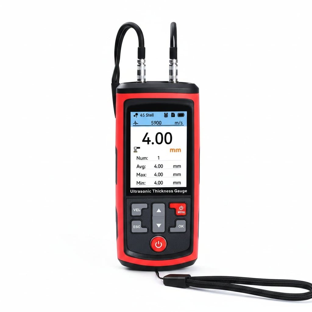 Thickness Gauge: 1.0-300mm Range, ±0.5% Accuracy with PC Software - Image 1