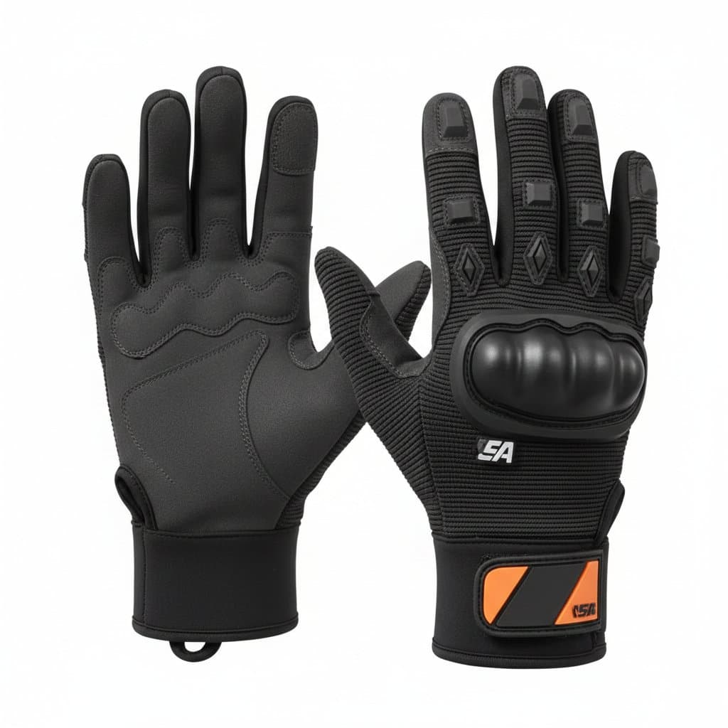 Vinyl gloves, a stack of clear disposable gloves.