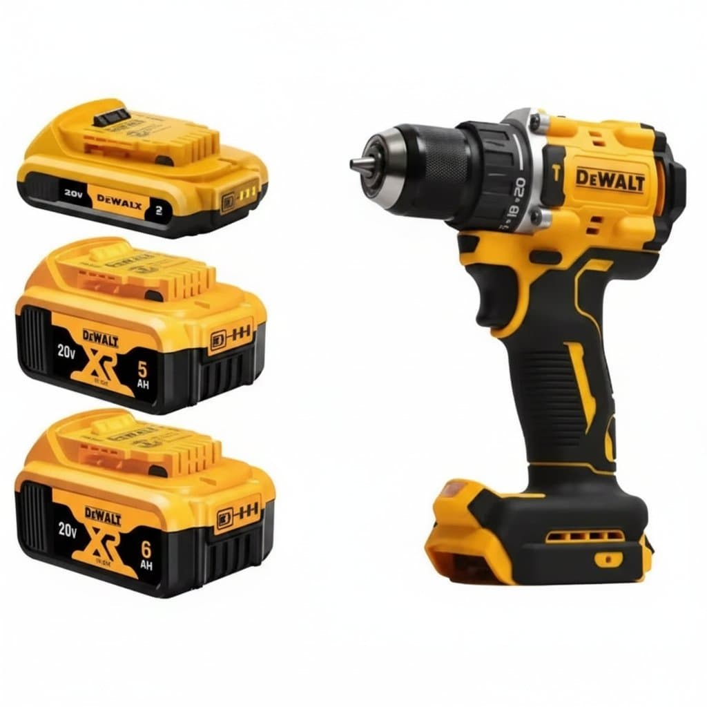 100% Genuine Dewalt 20V Battery,6AH Rechargeable Lithium Ion Battery,Dewalt electric drill DCD805 Power Tool Replacement Battery