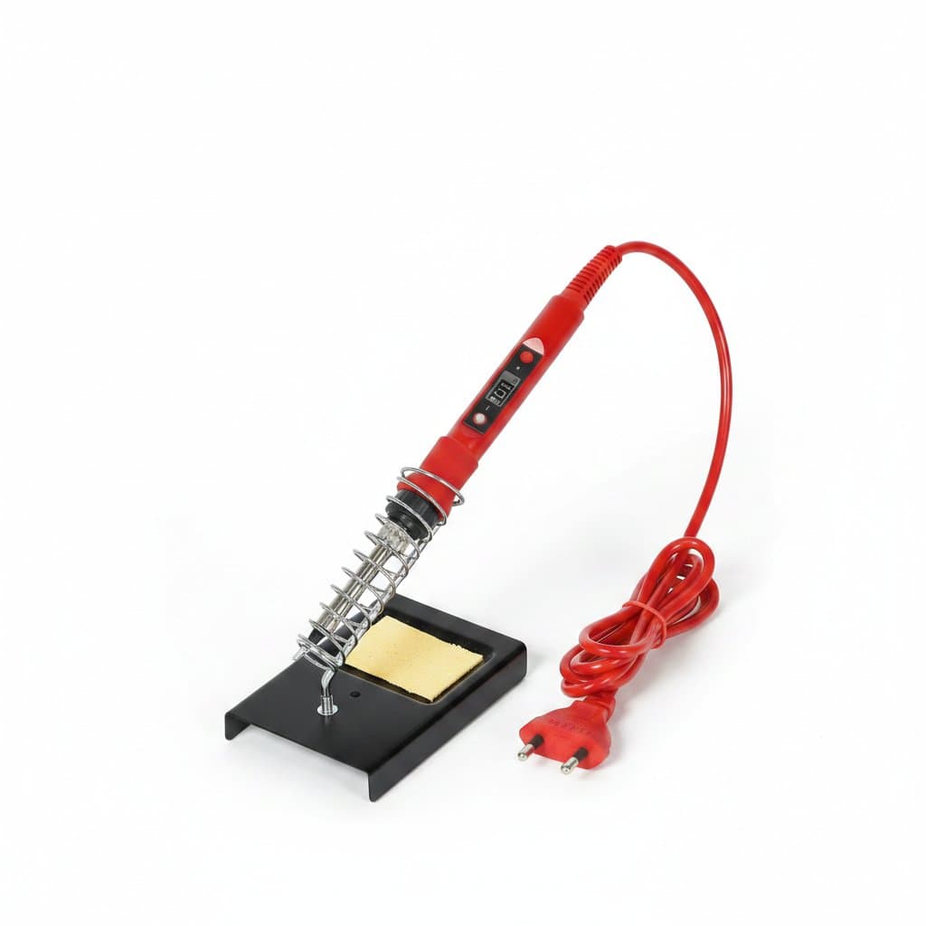 80W LCD Temperature Control Soldering Iron Kit with XL830L Digital Multimeter, a complete welding and electronics repair tool set.