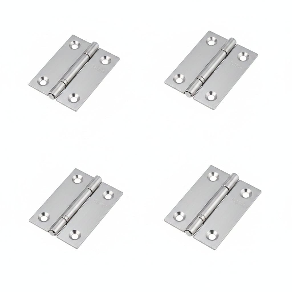Stainless Steel Piano Hinges | 1.5-3 Inch Sizes | Multi-Pack with Screws for Furniture & Cabinets