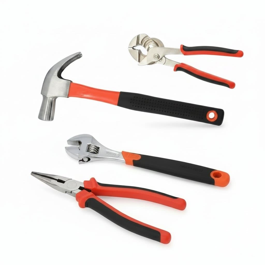 Insulated magnetic screwdriver set with Phillips and slotted bits for electricians, featuring a durable case and multifunctional handle.