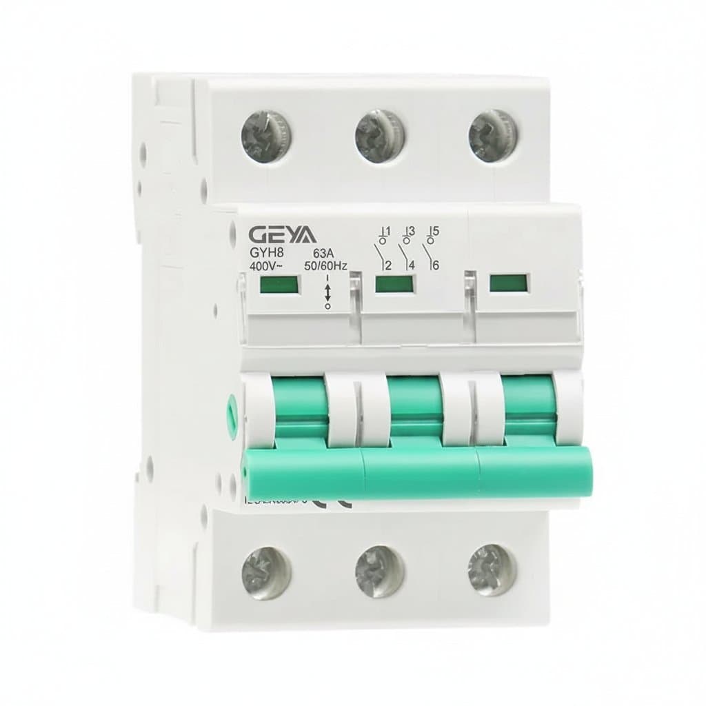63A-125A Main Isolating Switch | 400V Circuit Breaker for Home & Industrial Electrical Panels