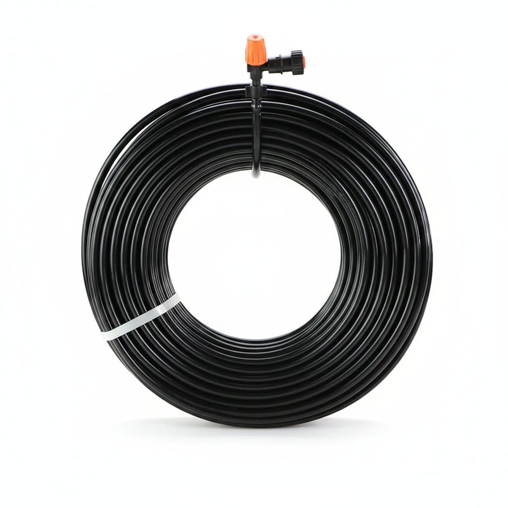 Garden Hose 4/7mm Micro Drip Irrigation Tube: collage of multiple product shots.
