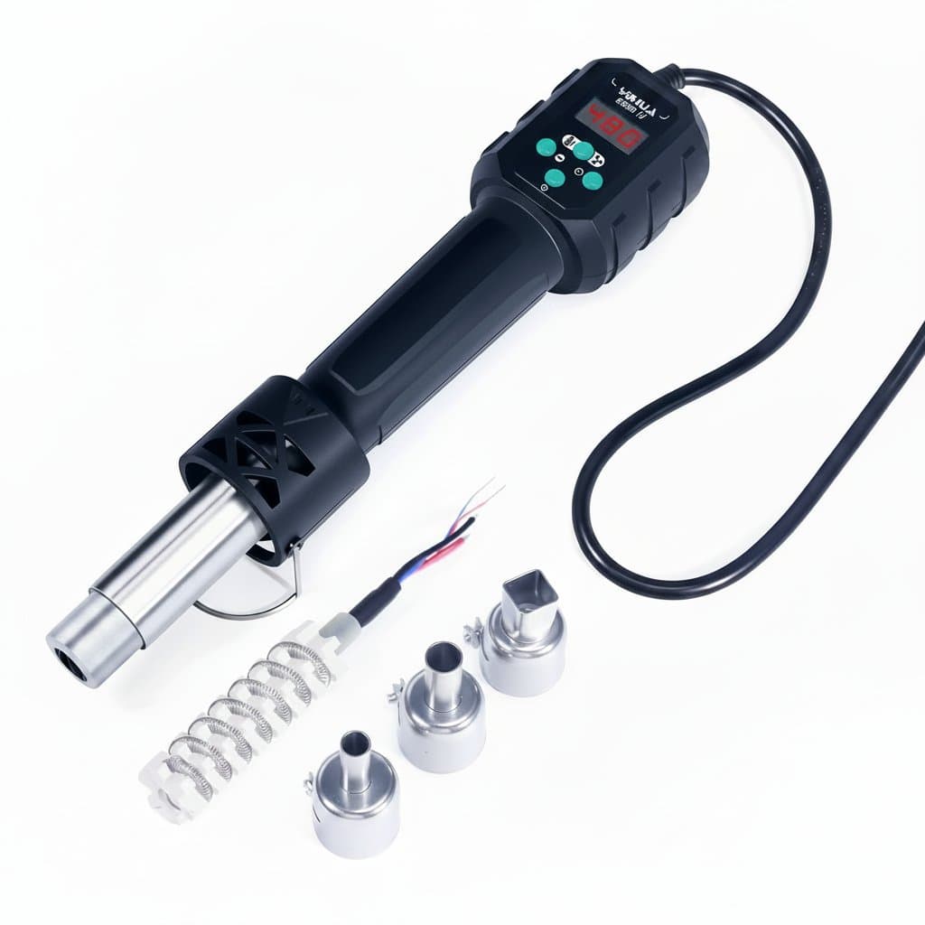 Digital Heat Gun | 700W Micro Soldering Station | LCD Temp Control for BGA & IC Rework