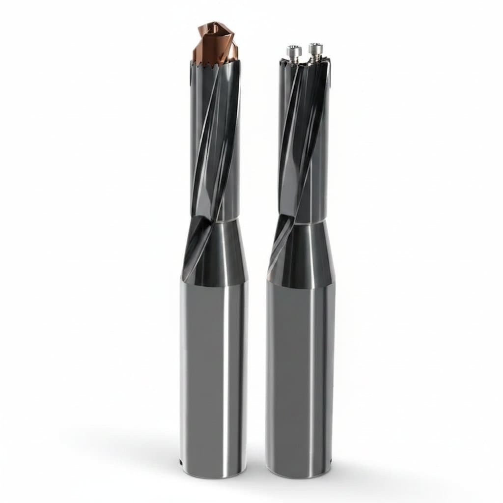 Indexable Carbide Drill Bit | 10-25.8mm Range | Internal Coolant for High-Speed Machining