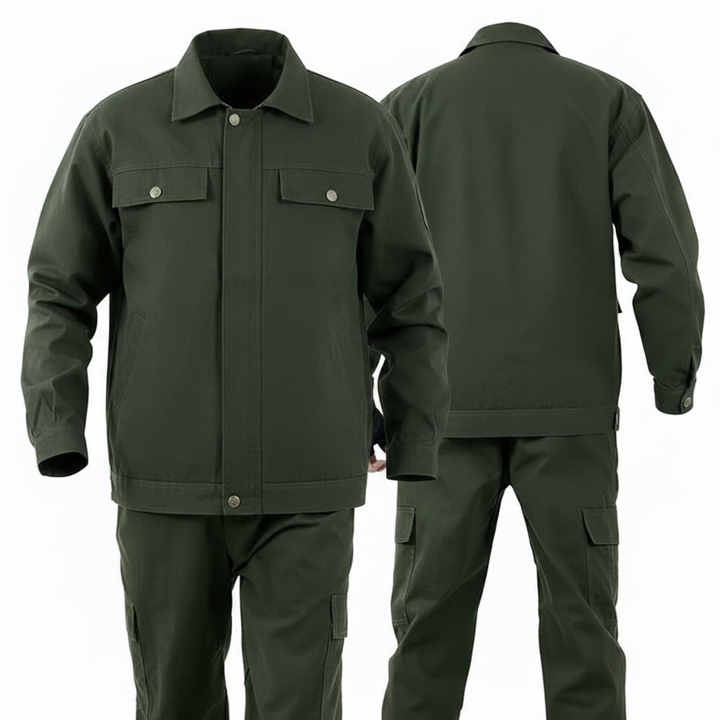 Biohazard Hazmat Suit | Chemical Splash Protection | Industrial Safety Coverall - Image 1