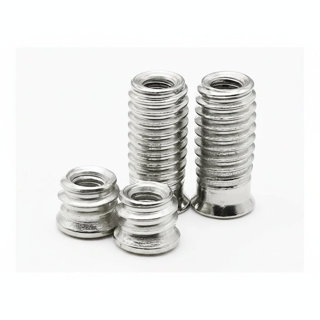 304 Stainless Steel Insert Nuts | M3-M10 Hex Socket Drive | A2-70 Threaded for Wood Furniture - Image 1