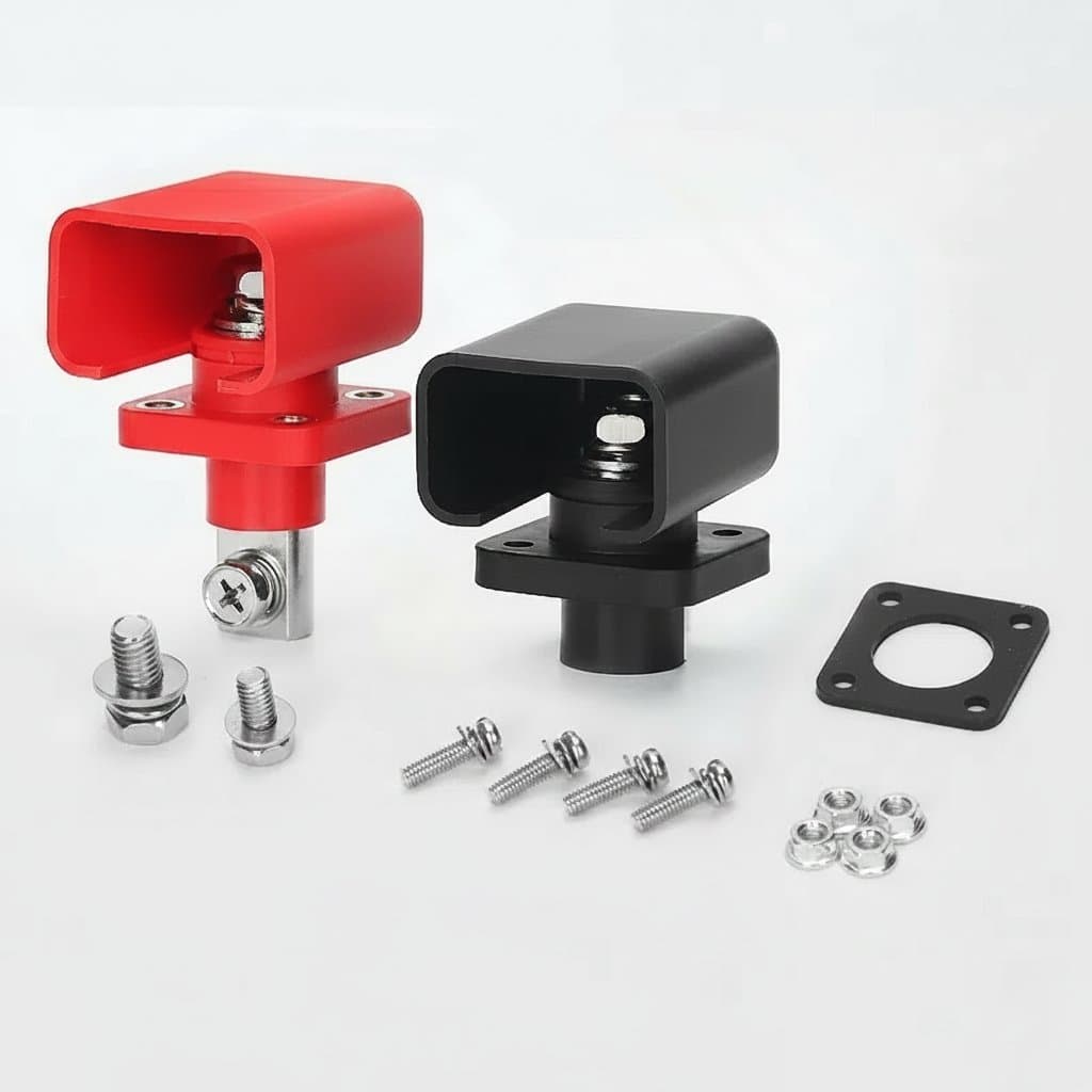 High-Current Copper Battery Terminals | 200A & 260A Connectors for Energy Storage & Power Circuits