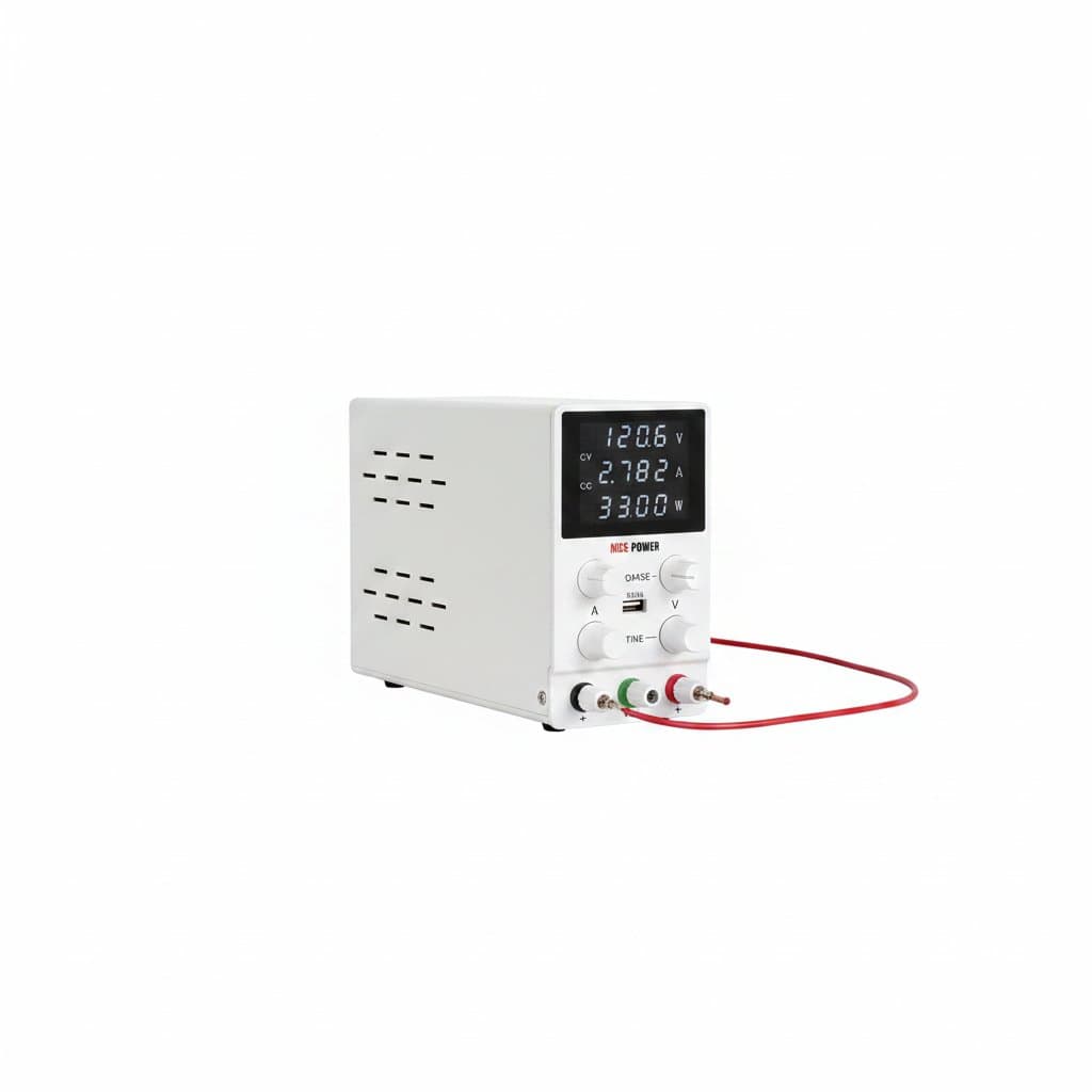 Adjustable DC Power Supply | 30V/60V/120V Lab Bench Source | For Electronics Repair & Battery Charging
