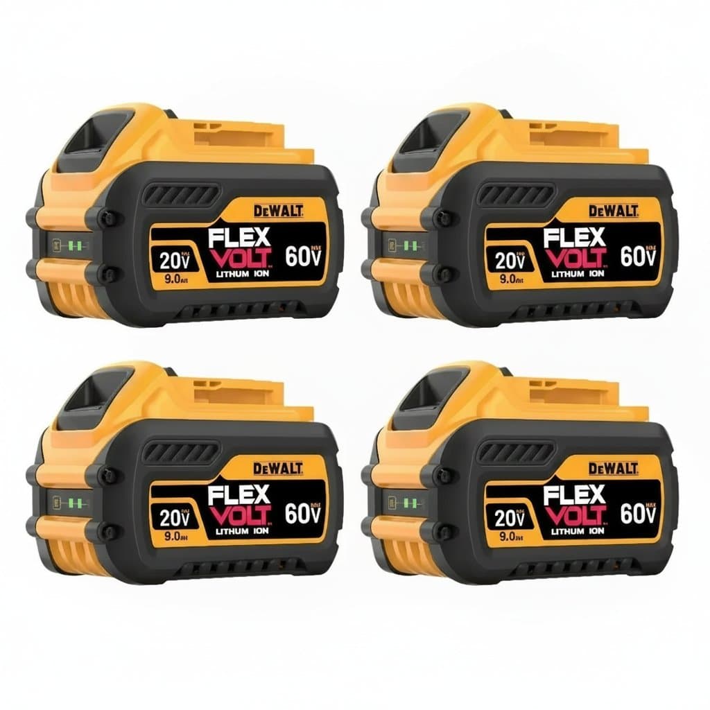 DeWalt DCB206 60V 9.0Ah Battery | High-Capacity Power Tool Replacement for DCB200/DCB205