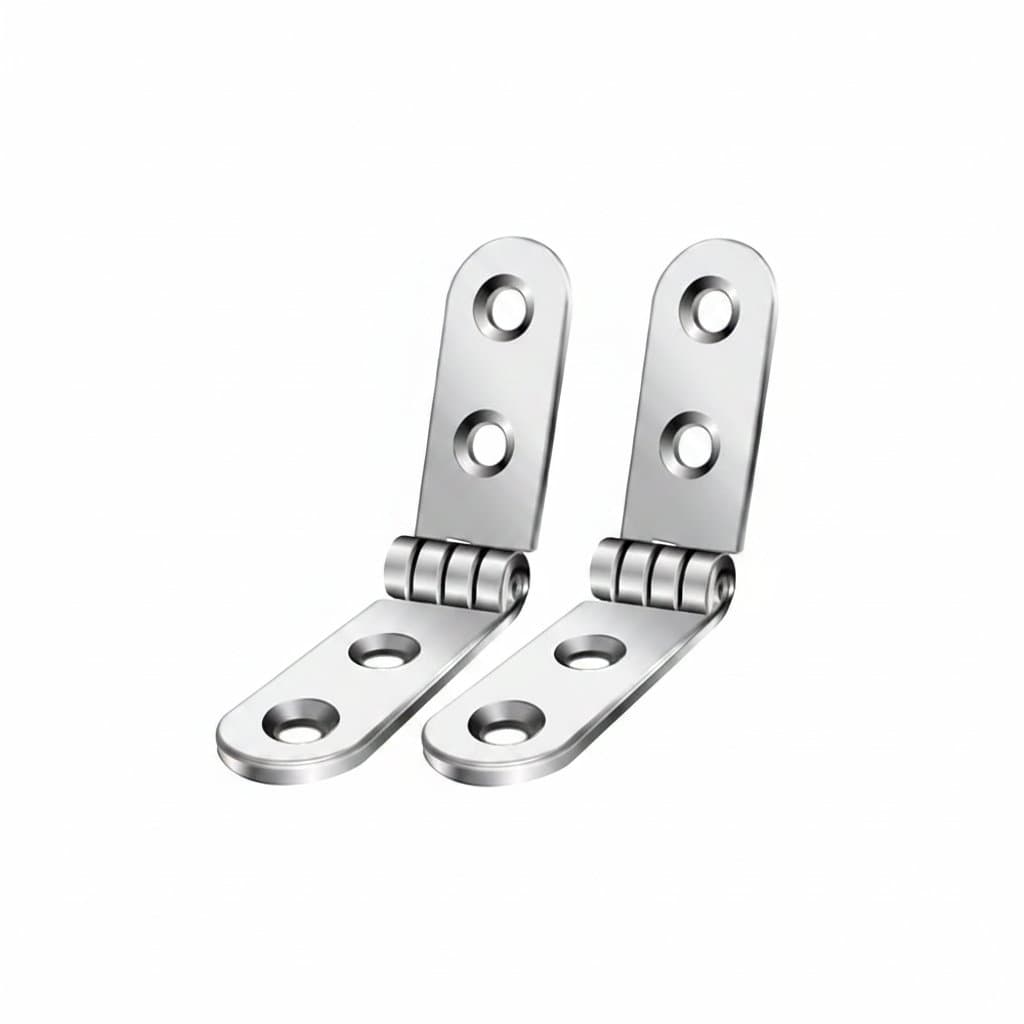 180 Degree Flap Hinges | Screw-On Foldable Hardware | Sewing Machine Cabinet & Marine Furniture Accessories - Image 1