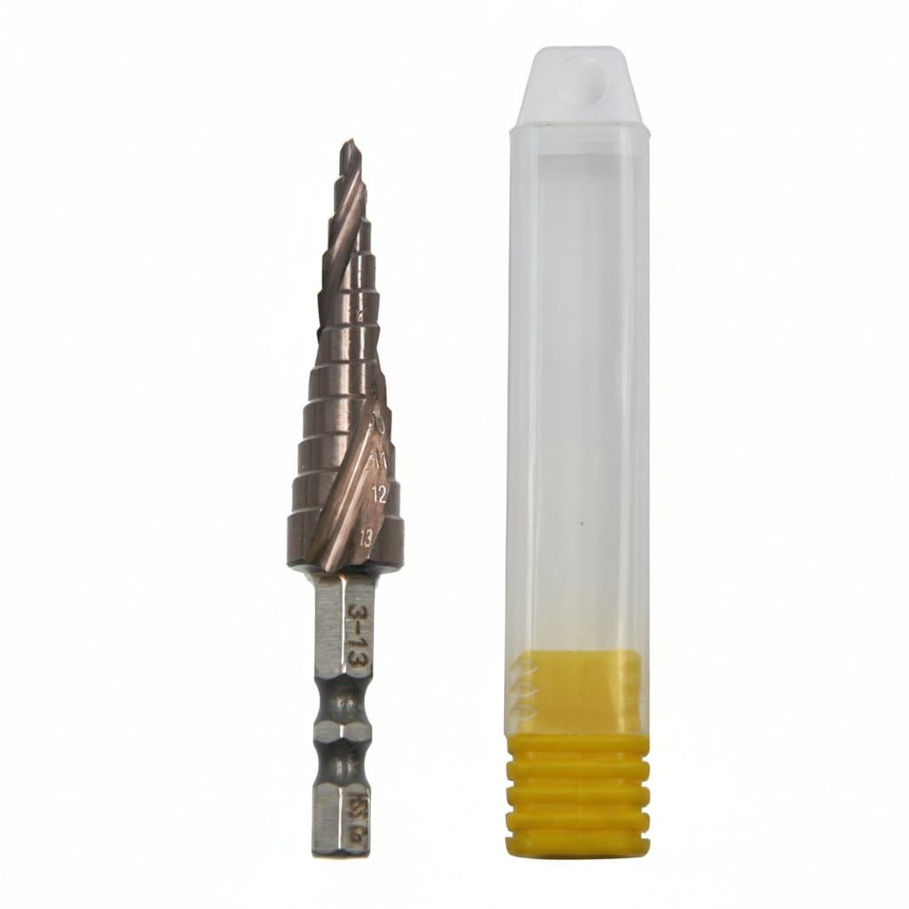 Cobalt Step Drill Bit Set | 3-13mm Hex Shank | For Stainless Steel & Hard Metals