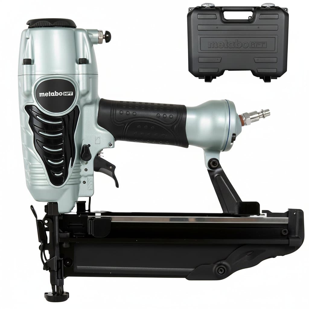 Finish Nailer | Pro-Preferred with Air Duster | Molding & Chair Rail Installation - Image 1
