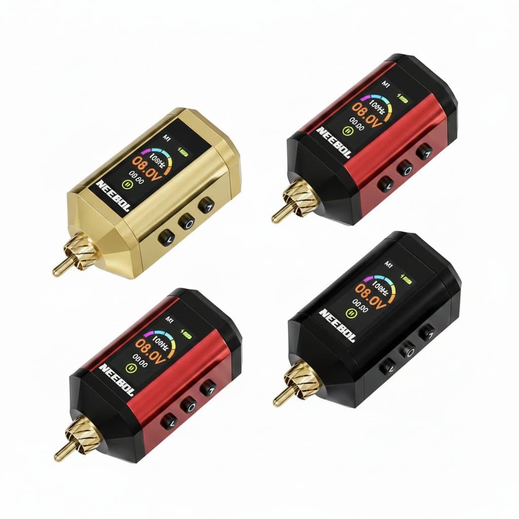 Neebol Wireless Tattoo Battery with Color Screen, Cordless T - Premium Electronics & Components > Power Supplies with professional quality and features