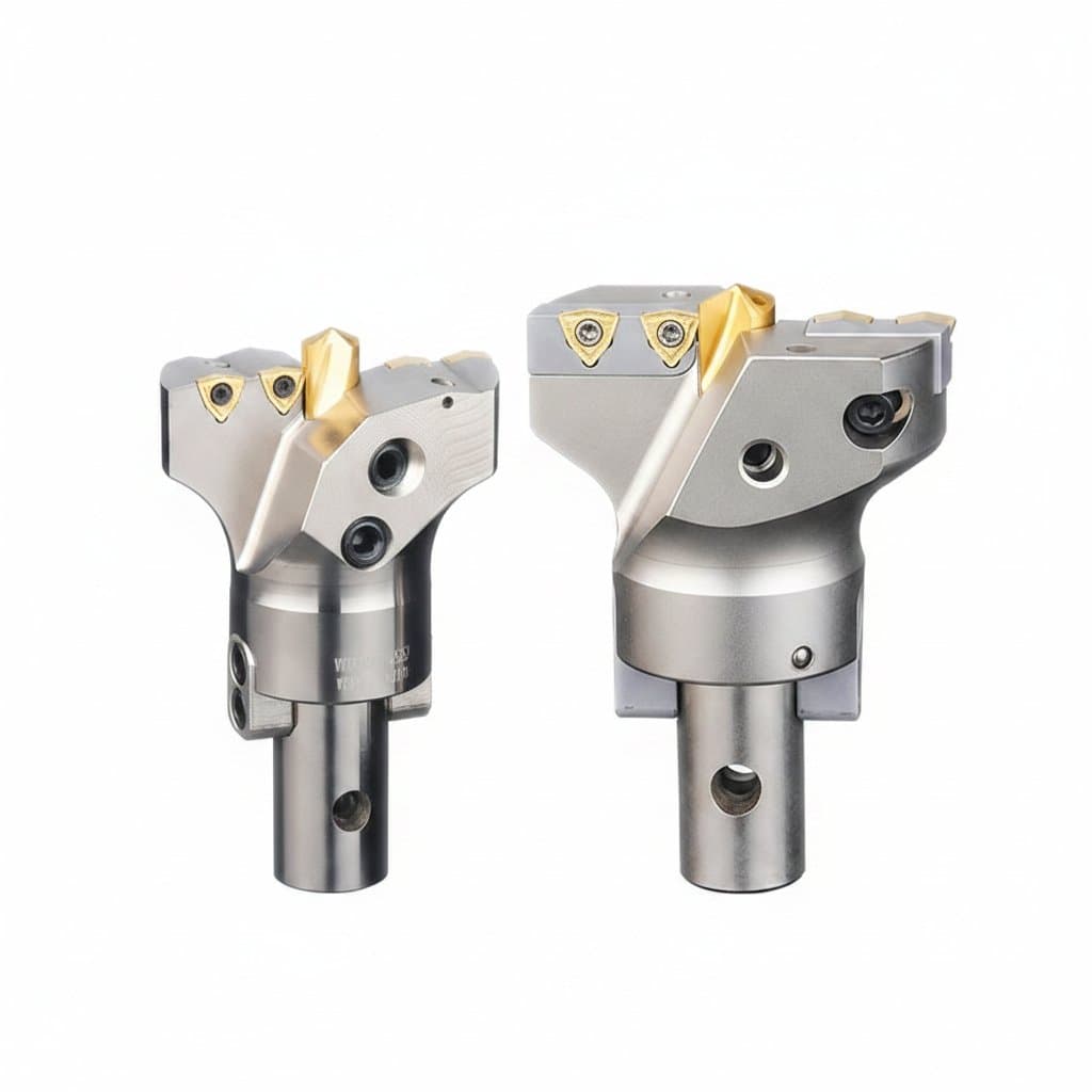 VMD 45-160mm adjustable large-diameter indexable drill bit, a U-drill tool for WCMX WCMT inserts in deep hole CNC machining.