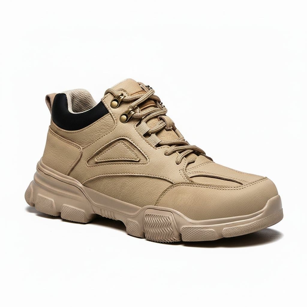 Lightweight Steel Toe Cap Safety Boots, a pair shown together.