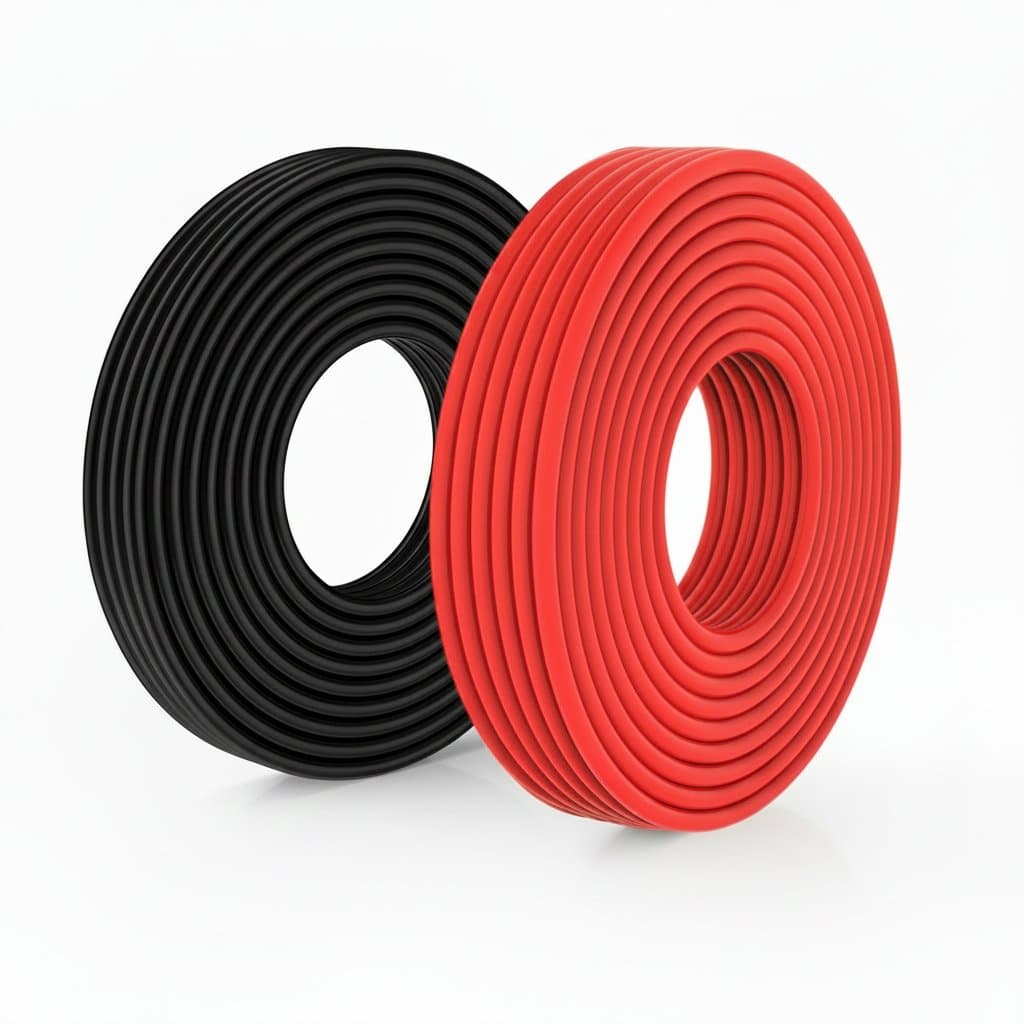 CONEPY Super Soft Silicone Electrical Wire in red and black, showing multiple AWG sizes from 12 to 30 gauge for car battery and automotive use.