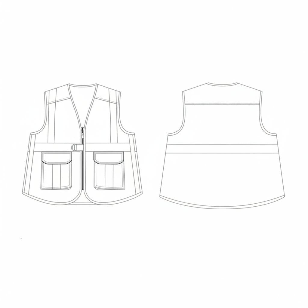 Work Shirt | Utility Top with Multiple Pockets | Durable Construction Workwear