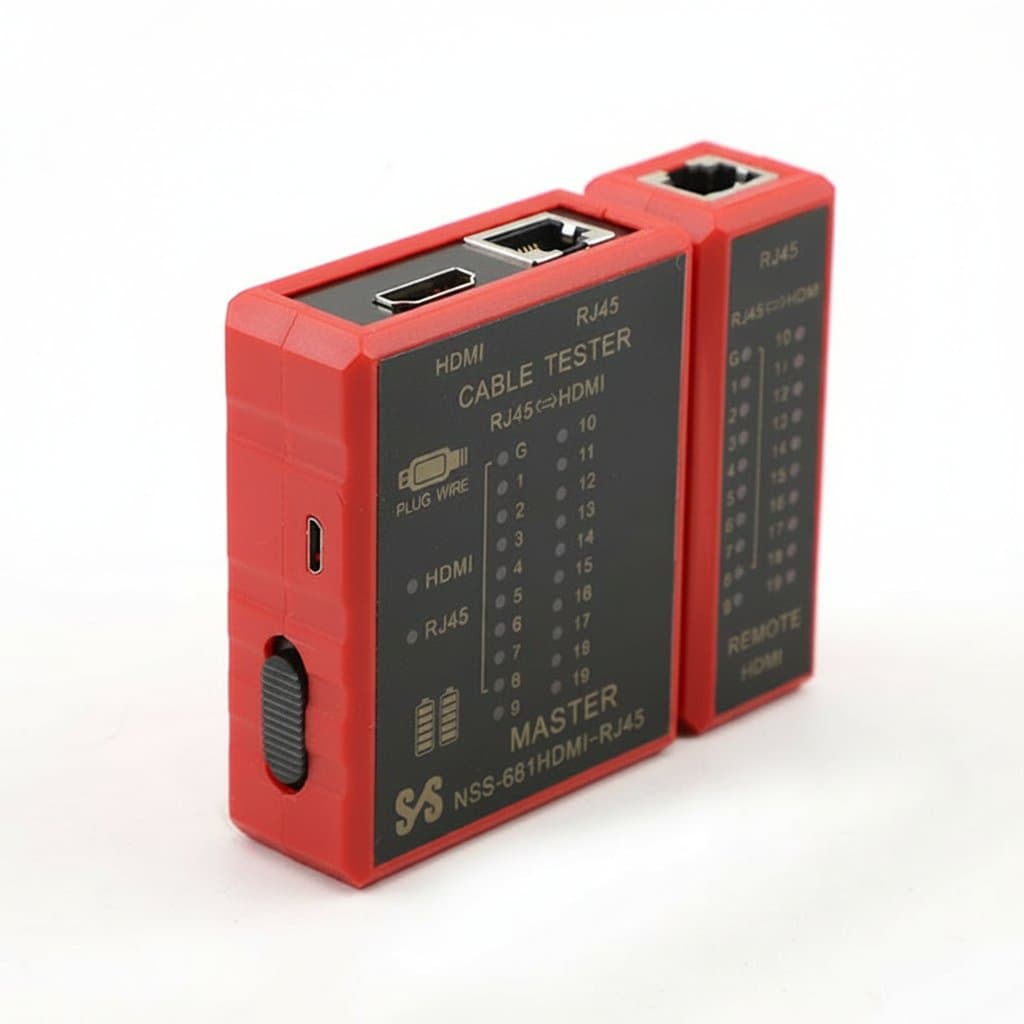 Ethernet Cable Tester | RJ45 RJ11 POE Anti-Burn | Network LAN Phone Line Tool - Professional Grade Tool