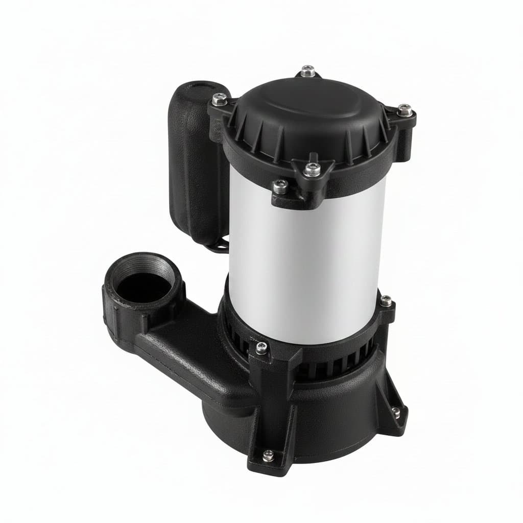 Iron Submersible Sewage Pump | Automatic Float Switch | Basement & Yard Flooding - Image 1