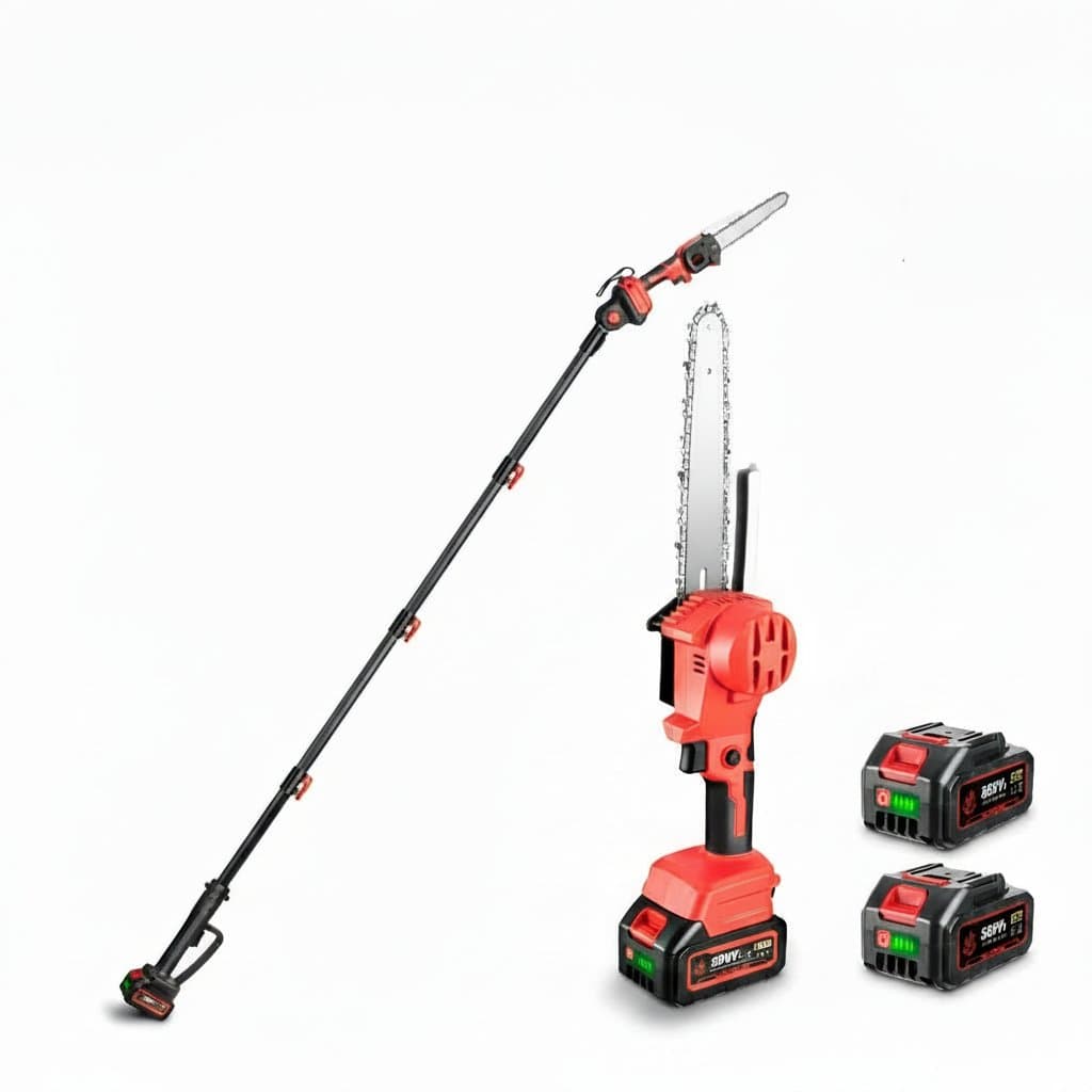Cordless Pole Saw | 18V Brushless Motor | 2.25m Telescoping Pole | High-Power Garden Pruning Tool