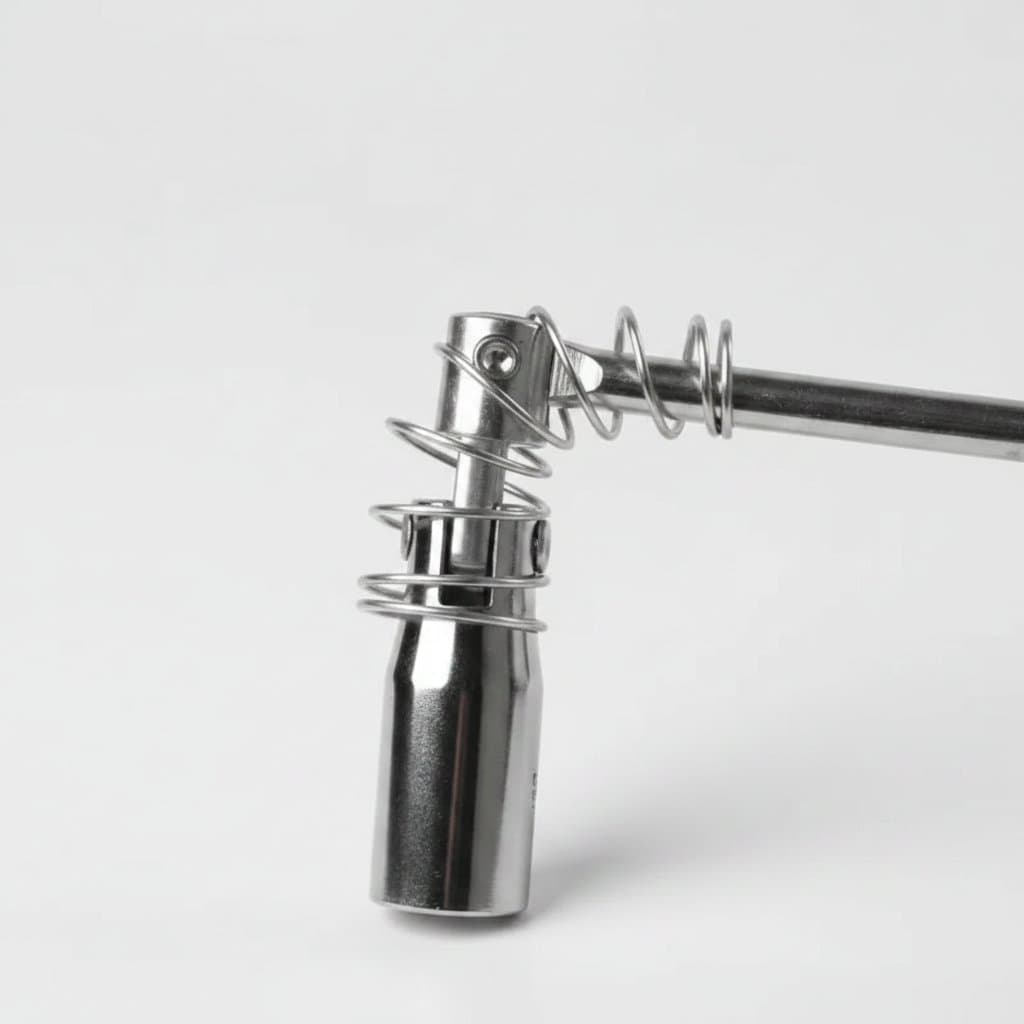 A universal 14mm/16mm/21mm spark plug socket removal wrench with 360-degree rotation for auto repair.