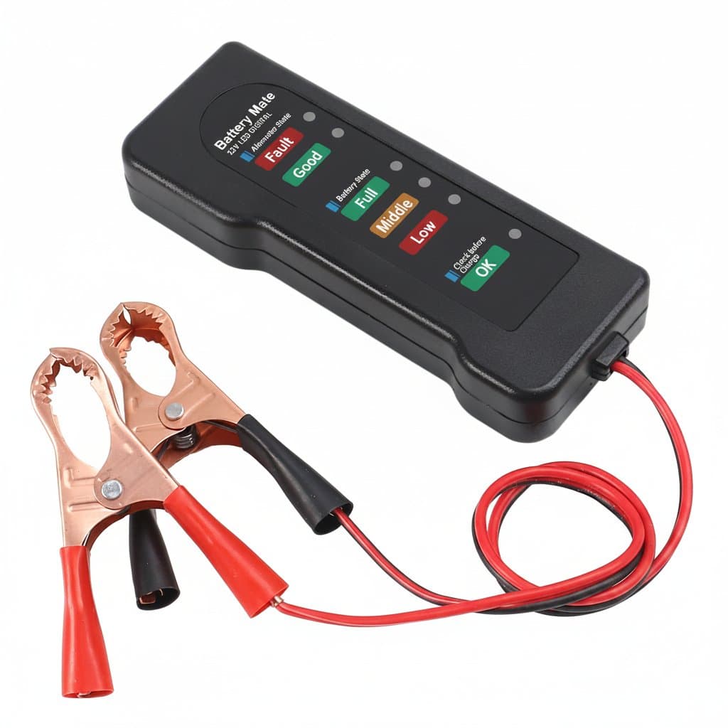 12V Car Battery Tester | Automotive Alternator Checker | Battery Charging System Analyzer