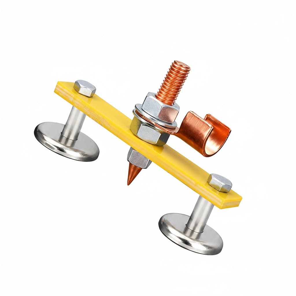 Welding Ground Clamp | Magnetic Holder | Sheet Metal Repair - Professional Grade Tool