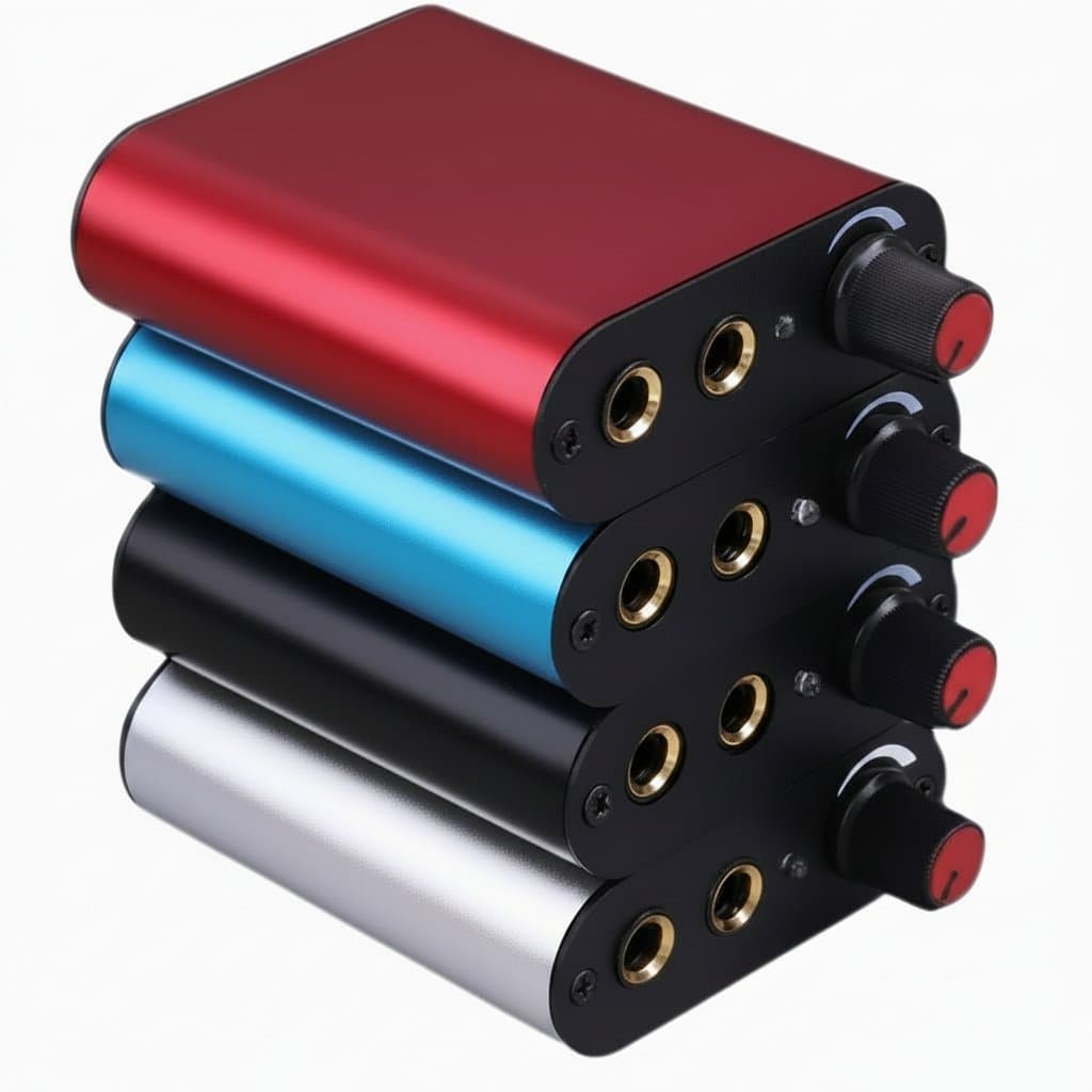Mini Tattoo Power Supply 1pcs Professional Black/Red/Blue Po - Premium Electronics & Components > Power Supplies with professional quality and features