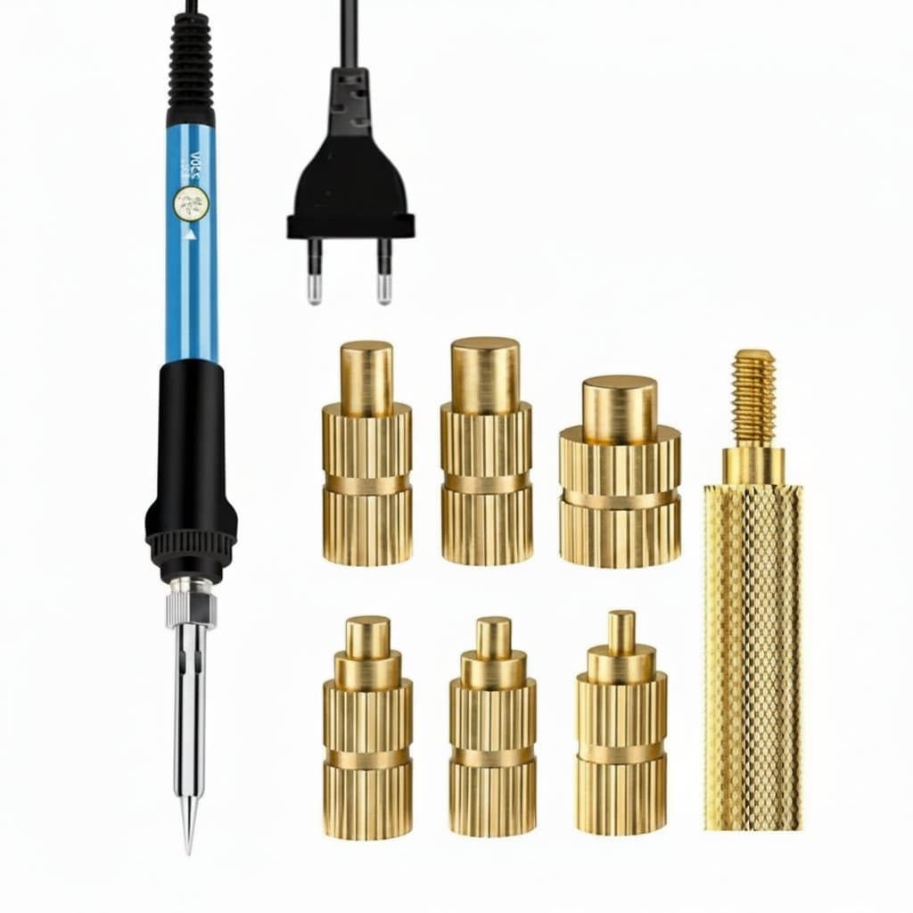 Embedded Nuts Adaptors Kit | M2-M6 Insertion Tips | For 936 Soldering Iron - Image 1