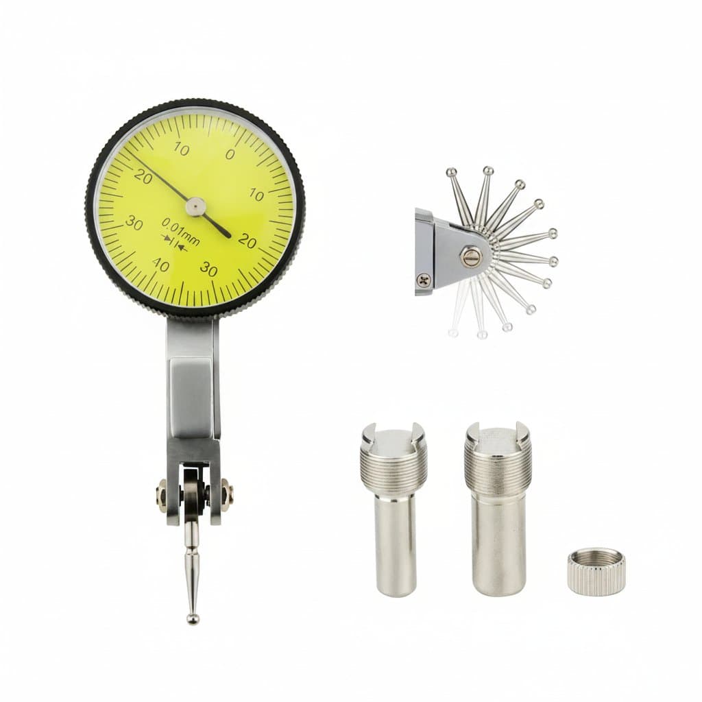 Lever Dial Indicator Gauge | 0-0.8mm Range | Mechanical Micrometer Test Tool