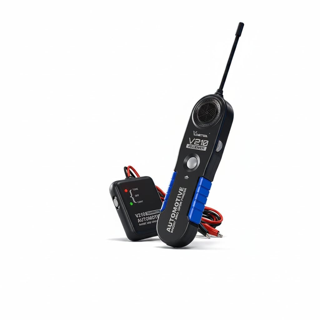 VDIAGTOOL V210 Automotive Circuit Breaker Finder, an electrical tester and wire tracer for DC 6-42V systems.