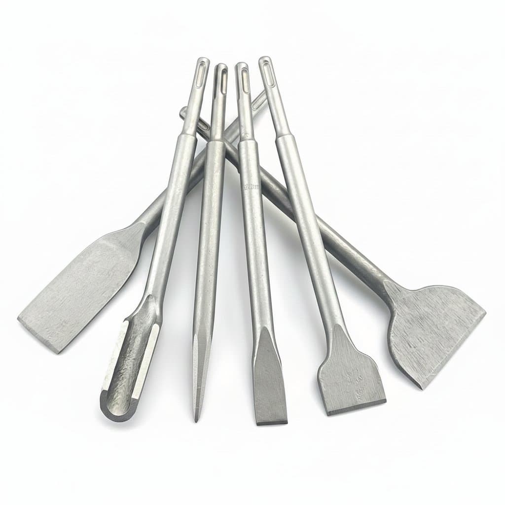 SDS Plus Chisel Set | 250mm Heavy-Duty Demolition Bits for Concrete & Masonry - Image 1