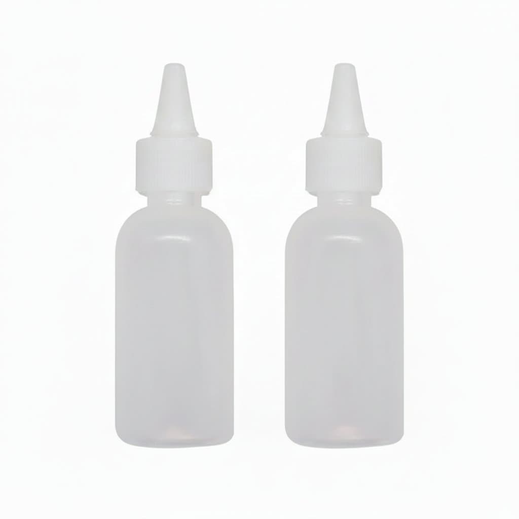 Alcohol Dispenser Bottle | 50ML Plastic Pump | Rosin Flux Cleaning for PCB & Welding (2-Pack) - Professional Grade Tool