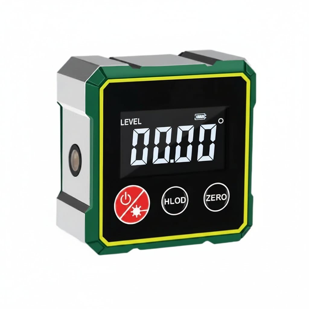 Angle Finder | LCD Backlight Protractor | Magnetic Base 0-90° Range - Image 1
