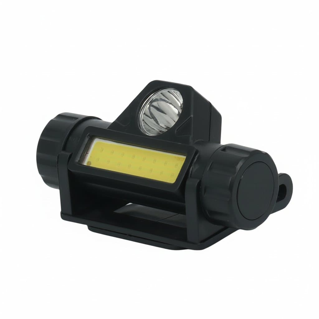 Welding face cover lamp with USB charging, featuring XPE and COB dual-purpose headlight for argon arc welding and outdoor night hiking.