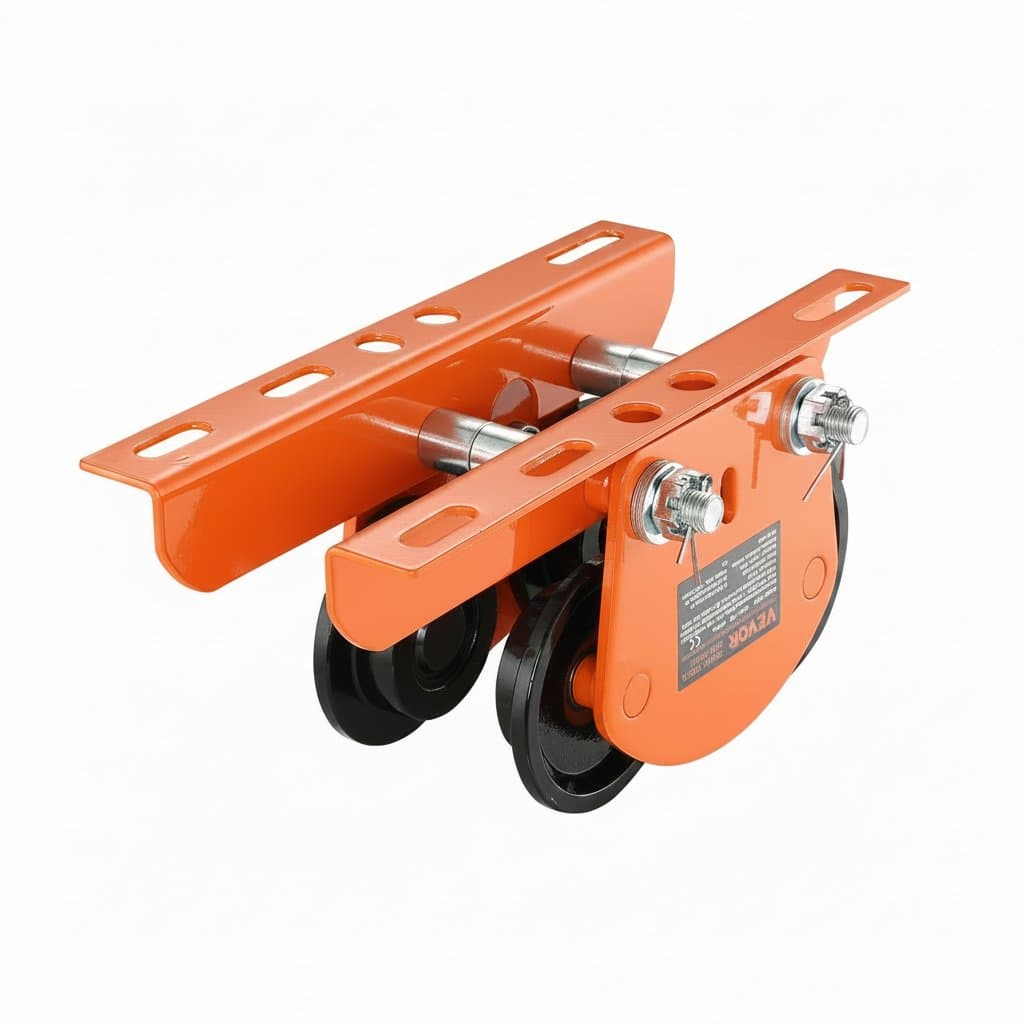 Electric Hoist Trolley | 0.5-1 Ton Capacity | Dual-Wheel Push Beam System