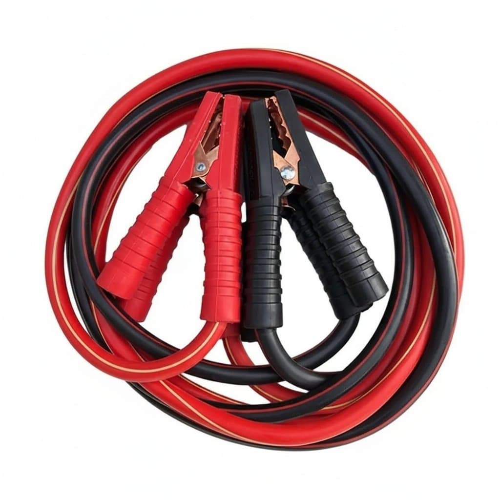 4-meter 2000A heavy-duty auto battery booster cables, ideal jumper cables for car, truck, and SUV jump starts.