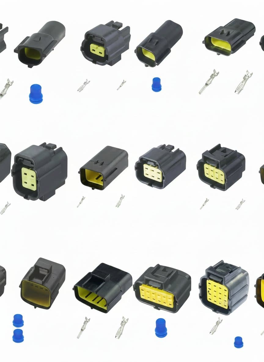 Waterproof Wire Connectors | 1.8mm Male/Female Pins | Truck & Automotive Harness Kit - Image 1