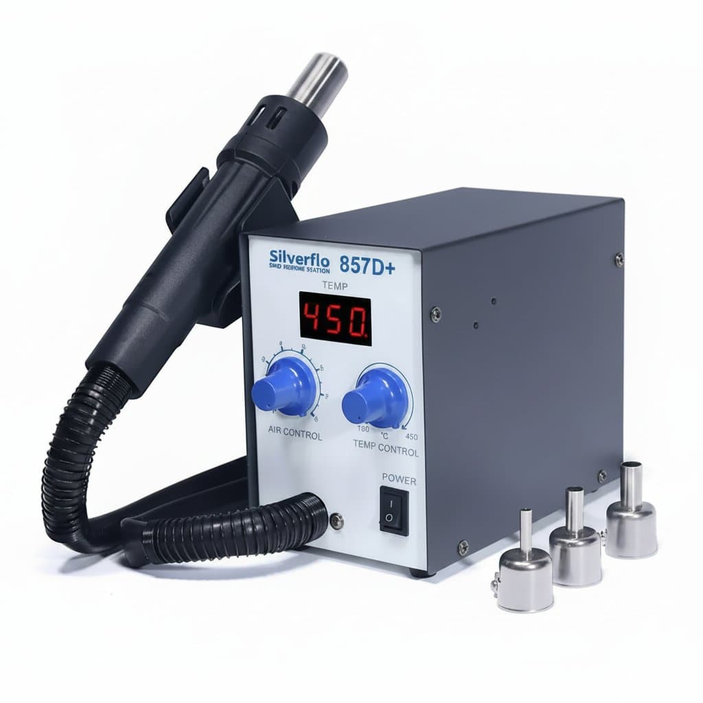 Hot Air Rework Station | 600W Power | 100-450C Temperature Control