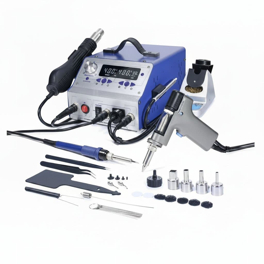 4-in-1 Soldering & Desoldering Station | WEP 948-II | Intelligent Hot Air Rework Tool