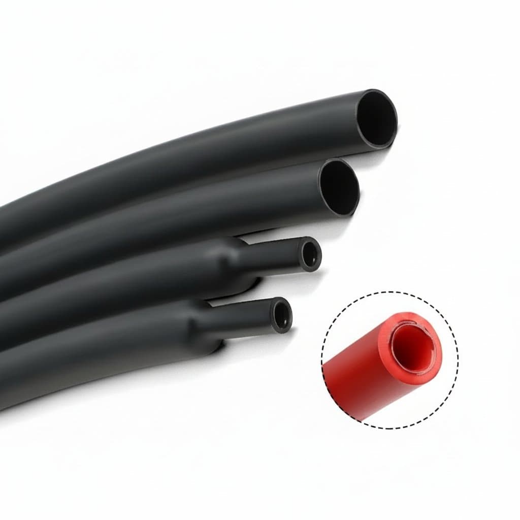 Heat Shrink Tubing | Dual Wall Adhesive Lined | 3:1 Shrink Ratio, 1.6mm-50mm Diameter - Professional Grade Tool