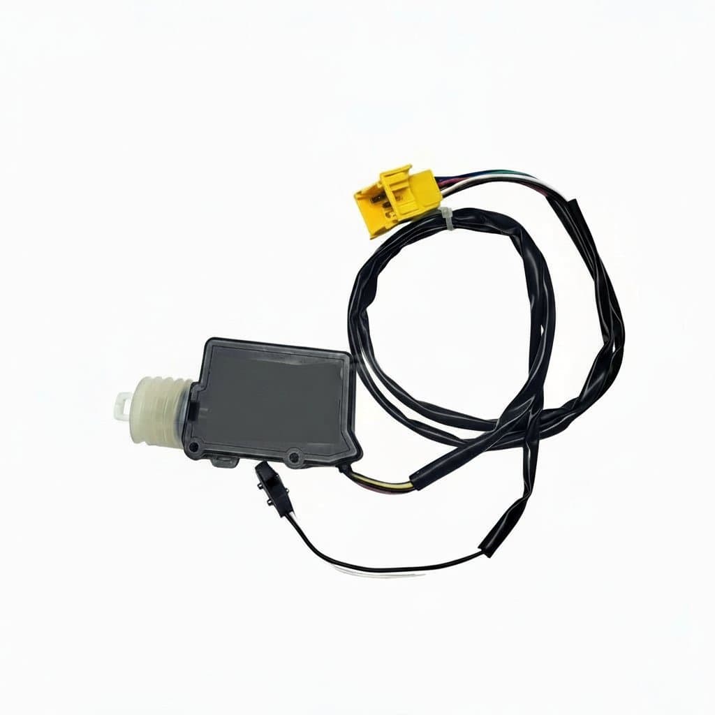 Central door lock switch door closers for Volvo trucks, tractors, pump trucks, and fire trucks with part numbers 20425121/20425122.