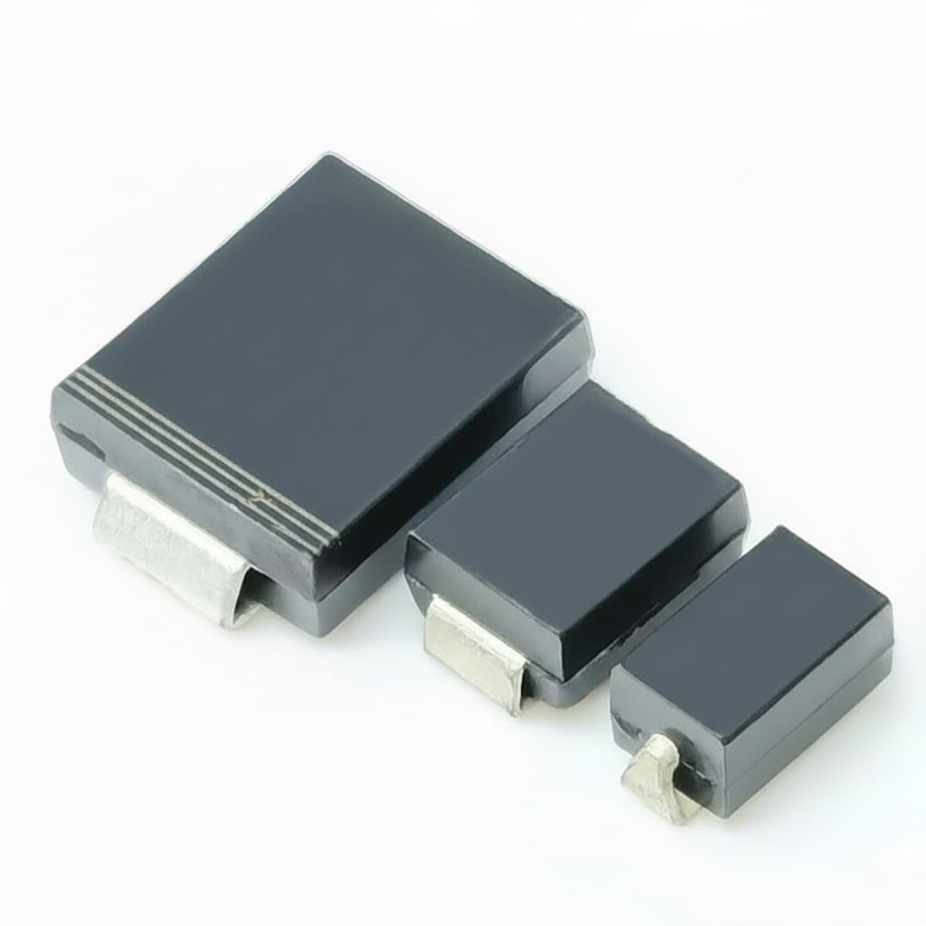 P6SMBJ series 12A 12C 13A 13C TVS diode array for transient voltage suppression in SMB DO-214AA package.