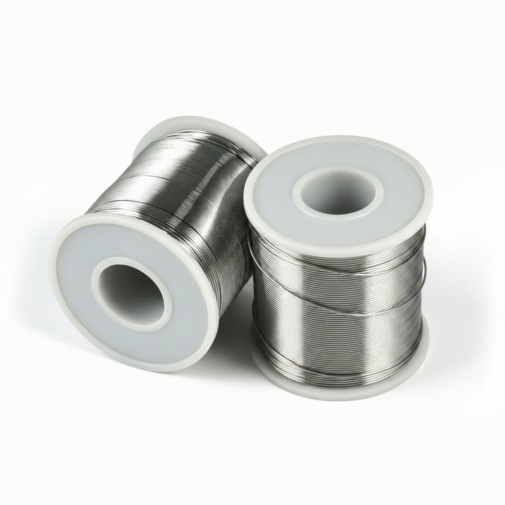 MECHANIC 500g Solder Wire Spool with Rosin Flux Core for low-temperature soldering and BGA welding, diameters 0.5mm to 1.0mm.